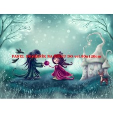 Látkový panel  kolekce POHÁDKOVÉ ELENKY - SNĚHURKA    196-56