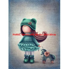 Látkový panel  kolekce POHÁDKOVÉ ELENKY   196-69