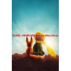 Látkový panel  kolekce POHÁDKOVÉ ELENKY - MALÝ PRINC  196-70