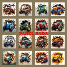 Látkový panel sada /i na pexeso/-  270-304