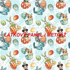 Látkový panel či metráž kolekce POHÁDKOVÁ VELIKONOČNÍ 285-106 Látkový panel či metráž kolekce POHÁDKOVÁ VELIKONOČNÍ 285-106