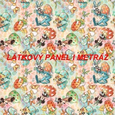 Látkový panel či metráž kolekce POHÁDKOVÁ VELIKONOČNÍ 285-110 Látkový panel či metráž kolekce POHÁDKOVÁ VELIKONOČNÍ 285-110