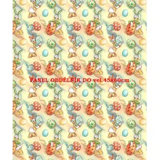 Látkový panel - kolekce POHÁDKOVÁ VELIKONOČNÍ 285-12 Látkový panel - kolekce POHÁDKOVÁ VELIKONOČNÍ 285-12