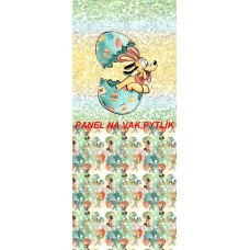 Panel na vak, pytlík - kolekce POHÁDKOVÁ VELIKONOČNÍ 285-22 Panel na vak, pytlík - kolekce POHÁDKOVÁ VELIKONOČNÍ 285-22