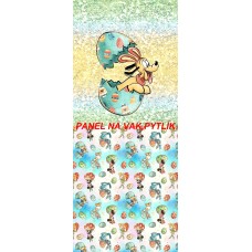 Panel na vak, pytlík - kolekce POHÁDKOVÁ VELIKONOČNÍ 285-70 Panel na vak, pytlík - kolekce POHÁDKOVÁ VELIKONOČNÍ 285-70