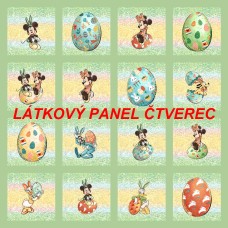 Látkový panel sada /i na pexeso/- kolekce POHÁDKOVÁ VELIKONOČNÍ 285-90 Látkový panel sada /i na pexeso/- kolekce POHÁDKOVÁ VELIKONOČNÍ 285-90