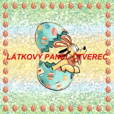 Látkový panel - kolekce POHÁDKOVÁ VELIKONOČNÍ 285-94 Látkový panel - kolekce POHÁDKOVÁ VELIKONOČNÍ 285-94