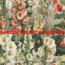 Látkový panel či metráž kolekce KVĚTINY 300-119 Látkový panel či metráž kolekce KVĚTINY 300-119