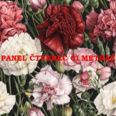 Látkový panel či metráž kolekce KVĚTINY 300-30 Látkový panel či metráž kolekce KVĚTINY 300-30