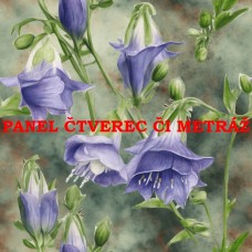 Látkový panel či metráž kolekce KVĚTINY 300-9 Látkový panel či metráž kolekce KVĚTINY 300-9