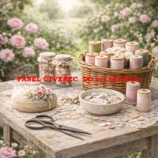 Látkový panel kolekce SEWING ROMANCE COLLECTION  313b-27