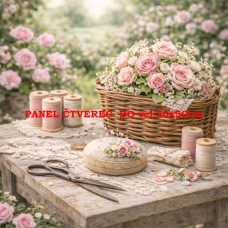 Látkový panel kolekce SEWING ROMANCE COLLECTION  313b-28