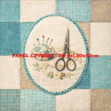 Látkový panel kolekce SEWING ROMANCE COLLECTION  313b-4