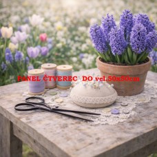 Látkový panel kolekce SEWING ROMANCE COLLECTION 313b-56 Látkový panel kolekce SEWING ROMANCE COLLECTION 313b-56