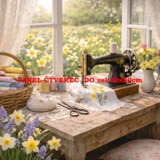 Látkový panel kolekce SEWING ROMANCE COLLECTION 313b-60 Látkový panel kolekce SEWING ROMANCE COLLECTION 313b-60