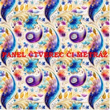 Látkový panel či metráž kolekce PAISLEY 319-26 Látkový panel či metráž kolekce PAISLEY 319-26
