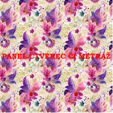 Látkový panel či metráž kolekce PAISLEY 319-28 Látkový panel či metráž kolekce PAISLEY 319-28