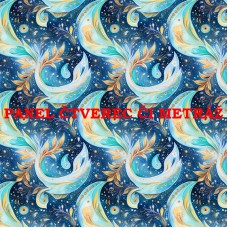 Látkový panel či metráž kolekce PAISLEY 319-29 Látkový panel či metráž kolekce PAISLEY 319-29