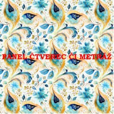 Látkový panel či metráž kolekce PAISLEY 319-35 Látkový panel či metráž kolekce PAISLEY 319-35