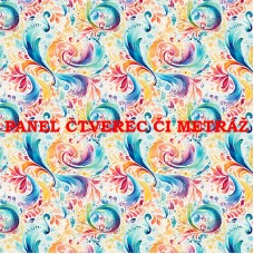 Látkový panel či metráž kolekce PAISLEY 319-53 Látkový panel či metráž kolekce PAISLEY 319-53