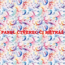 Látkový panel či metráž kolekce PAISLEY 319-56 Látkový panel či metráž kolekce PAISLEY 319-56