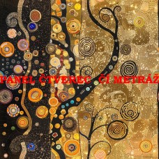 Látkový panel  či metráž kolekce KLIMT ART  319-560