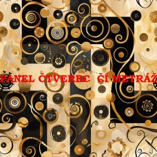 Látkový panel  či metráž kolekce KLIMT ART  319-564