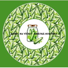 Látkový autorský panel  NA VÍČKA - KRÁTKÁ  SUKÝNKA  321-38