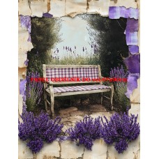 Látkový panel  kolekce LEVANDULE 332-450