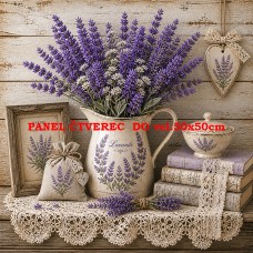 Látkový panel  kolekce LEVANDULE 332-700