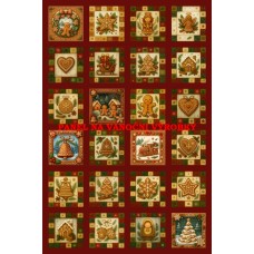 Látkový panel  - na adventní kalendář, pexeso  334-180 bez čísel