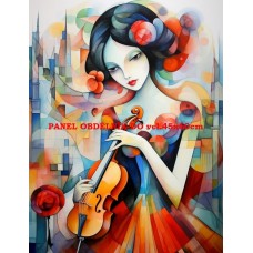 Látkový panel  kolekce ART 348-96