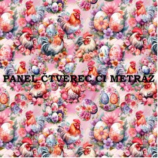 Látkový panel či metráž kolekce VELIKONOČNÍ 349-1 Látkový panel či metráž kolekce VELIKONOČNÍ 349-1