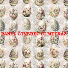 Látkový panel či metráž kolekce VELIKONOČNÍ 349-110 Látkový panel či metráž kolekce VELIKONOČNÍ 349-110