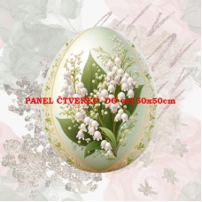 Látkový panel - kolekce VELIKONOČNÍ 349-117 Látkový panel - kolekce VELIKONOČNÍ 349-117