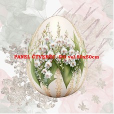 Látkový panel - kolekce VELIKONOČNÍ 349-126 Látkový panel - kolekce VELIKONOČNÍ 349-126