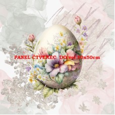 Látkový panel - kolekce VELIKONOČNÍ 349-129 Látkový panel - kolekce VELIKONOČNÍ 349-129