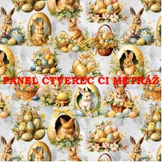 Látkový panel či metráž kolekce VELIKONOČNÍ 349-135 Látkový panel či metráž kolekce VELIKONOČNÍ 349-135