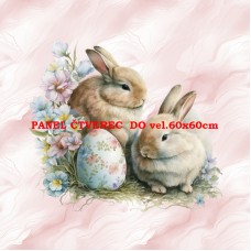 Látkový panel - kolekce VELIKONOČNÍ 349-78 Látkový panel - kolekce VELIKONOČNÍ 349-78