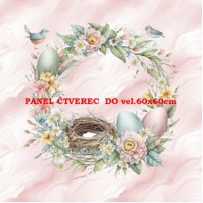 Látkový panel - kolekce VELIKONOČNÍ 349-80 Látkový panel - kolekce VELIKONOČNÍ 349-80