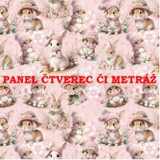 Látkový panel či metráž kolekce VELIKONOČNÍ 349-87 Látkový panel či metráž kolekce VELIKONOČNÍ 349-87