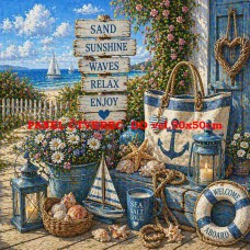 Látkový panel  kolekce  NA PLÁŽI 375-302