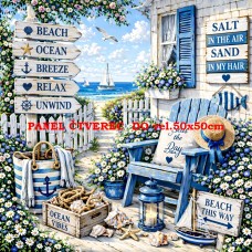 Látkový panel  kolekce  NA PLÁŽI 375-304