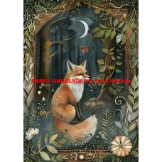 Látkový panel kolekce MAGICKÝ LES 399-1