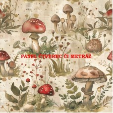 Látkový panel či metráž, kolekce MAGICKÝ LES   399-20
