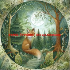 Látkový panel  kolekce MAGICKÝ LES   399-31