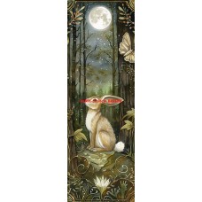 Látkový panel na záložku -  kolekce MAGICKÝ LES -   399-44