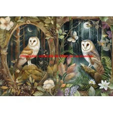 Látkový dvojpanel - kolekce MAGICKÝ LES 399-50