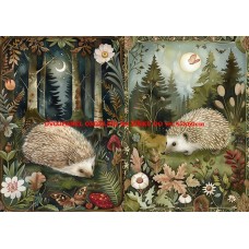 Látkový dvojpanel - kolekce MAGICKÝ LES 399-52