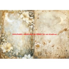 Látkový dvojpanel - kolekce MAGICKÝ LES 399-58